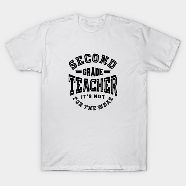 Second Grade Teacher T-Shirt by C_ceconello